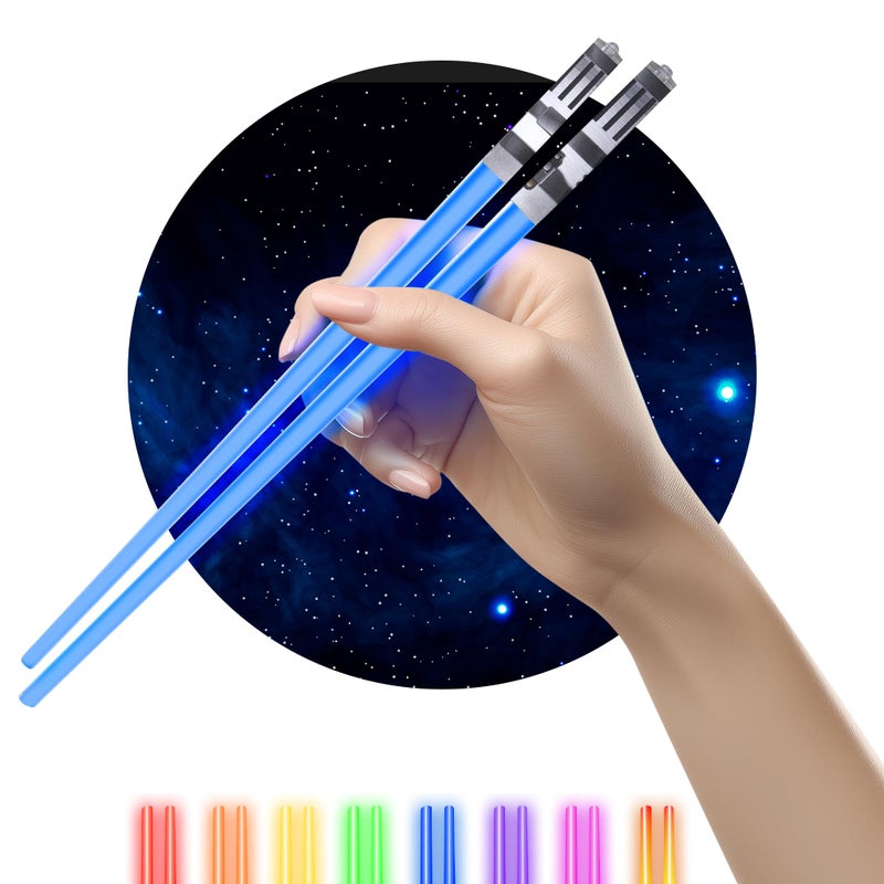 ChopSabers Lightsaber Led Light Up Chopsticks - Image 1